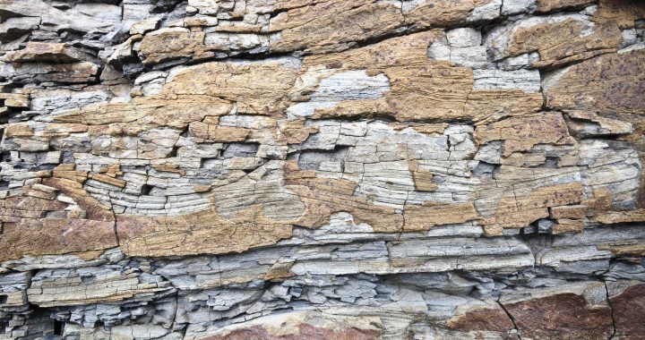 Wavy Sandstone pattern outcrop